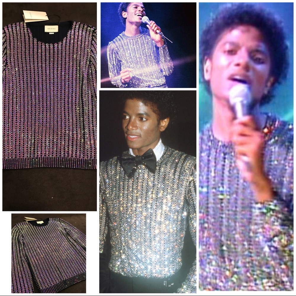 Crystal Encrusted Gucci Sweater